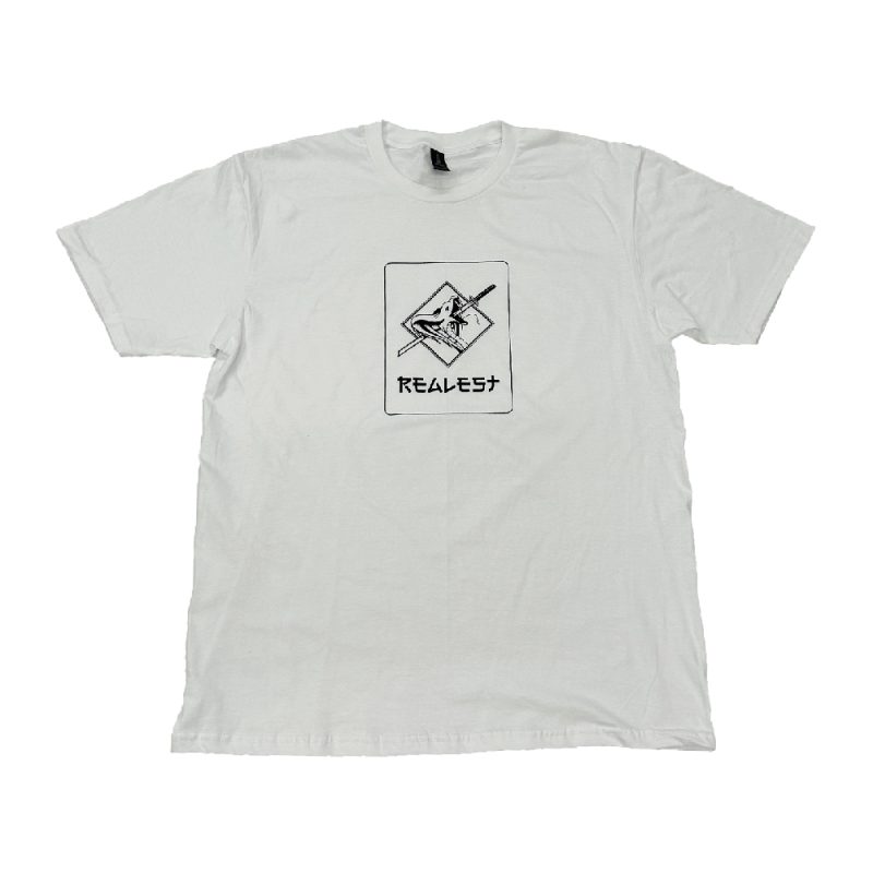 White Realest Logo T-Shirt